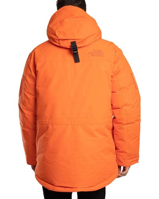 The North Face Orange Expen Mcmurdo Parka Jacket for men