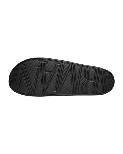 Emporio Armani Black Scarpe Slider for men