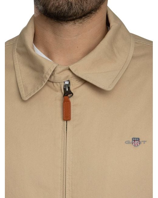 Gant Natural Cotton Windcheater Jacket for men