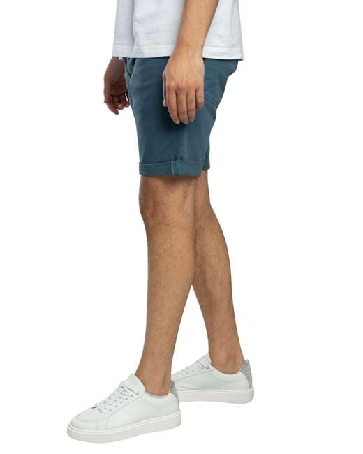 Replay Blue Rbj 981 Tapered Shorts for men