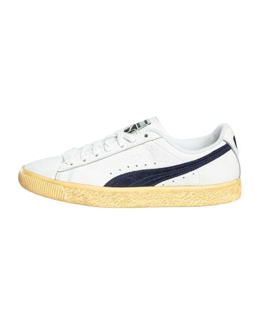 PUMA Multicolor Clyde Vintage Leather Trainers for men