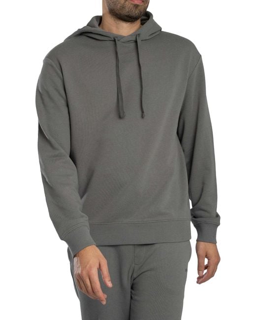 HUGO Gray Dapo Dayote Hooded Tracksuit for men