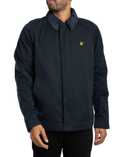 Lyle & Scott Blue Hunting Jacket for men