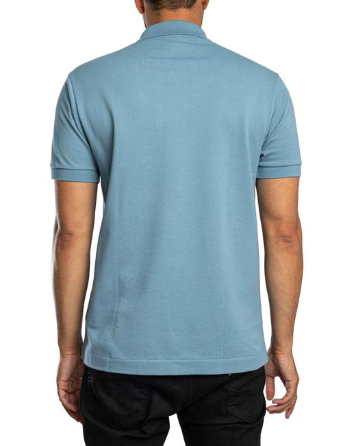 Lacoste Blue Logo Polo Shirt for men