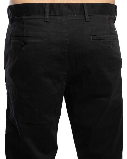 Tommy Hilfiger Black Harlem Relaxed Tapered Chinos for men