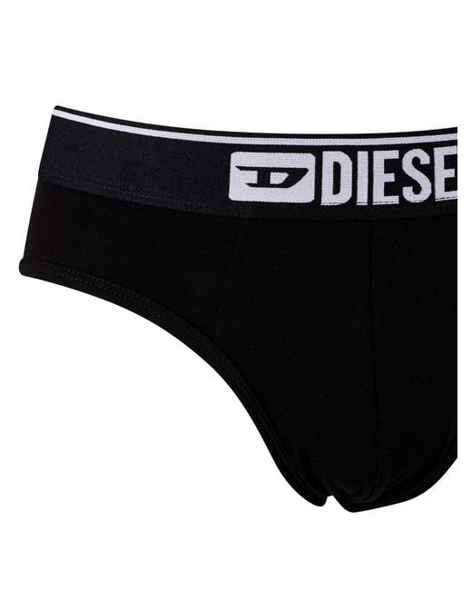 DIESEL Black 3 Pack Andre Briefs for men