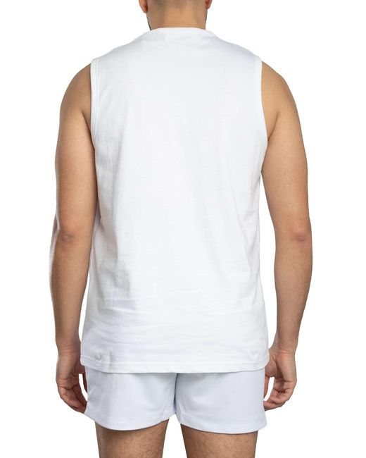 Sergio Tacchini White Sawyer Vest for men