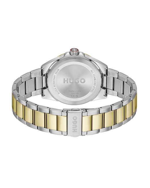 HUGO Metallic Seam Watch for men