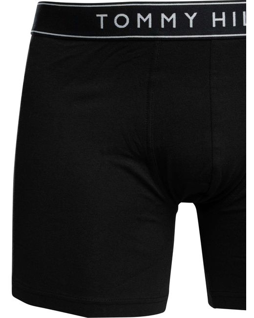 Tommy Hilfiger Black 3 Pack Everyday Essentials Boxer Briefs for men