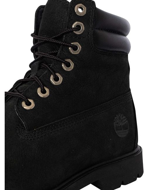 Timberland Black 6 Inch Basic Leather Boots for men