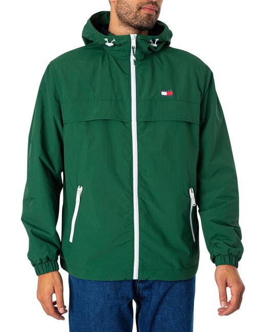 Tommy Hilfiger Green Chicago Windbreaker Jacket for men