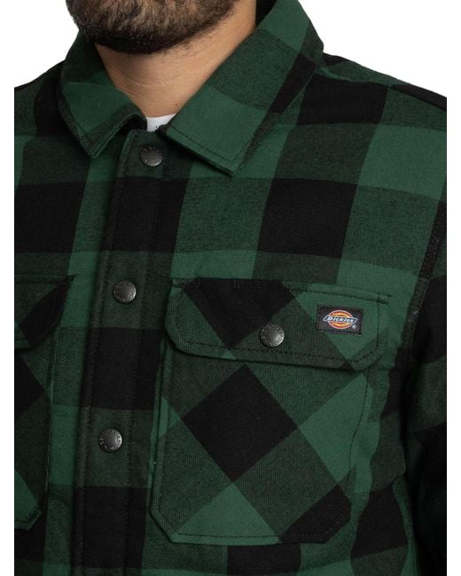 Dickies Green Lined Sacramento Fleece Jacket for men