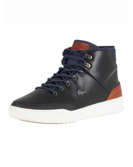 Lacoste Leather Explorateur Classic 318 1 Cam Trainers in Navy (Blue) for  Men | Lyst Canada