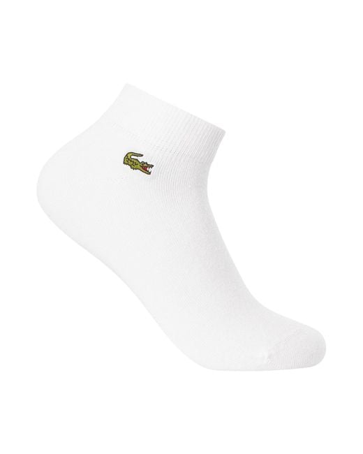 Lacoste Blue 3 Pack Low Socks for men