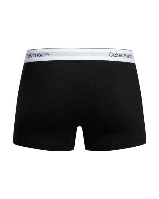 Calvin Klein Gray 3 Pack Icon Relaxed Fit Trunks for men