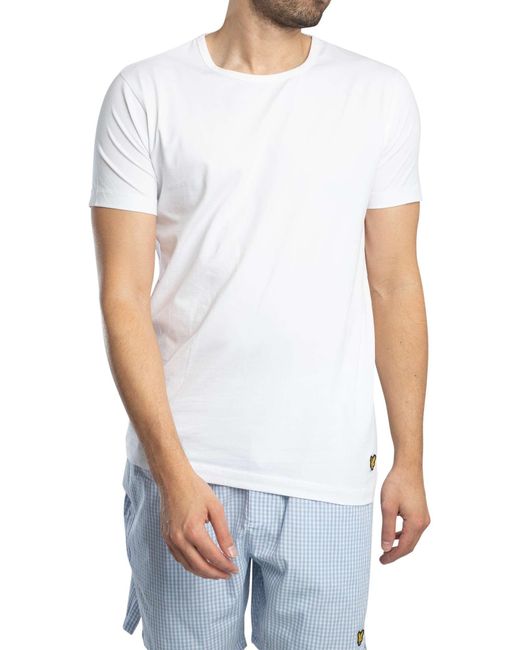 Lyle & Scott Blue Kyle Short Pyjama Set for men
