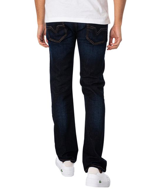 DIESEL Blue 1985 Larkee Regular Jeans for men