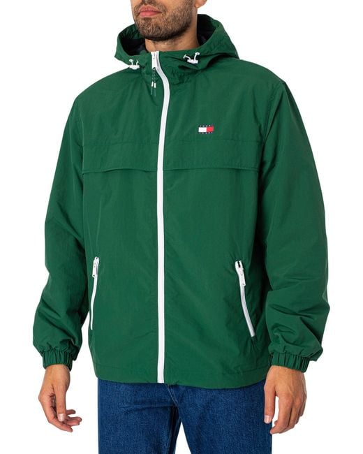 Tommy Hilfiger Chicago Windbreaker Jacket in Green for Men | Lyst