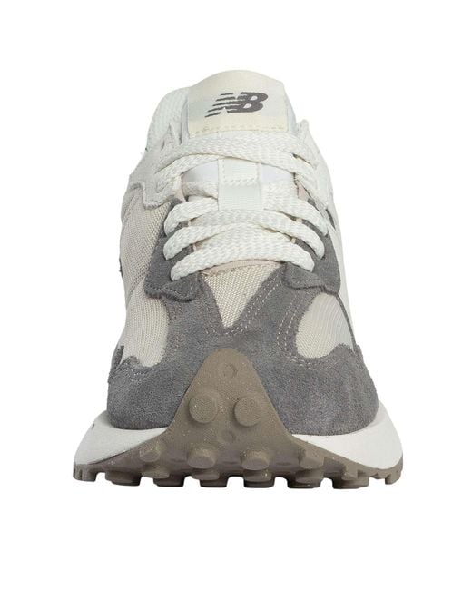 New Balance White 327 Mesh Trainers for men