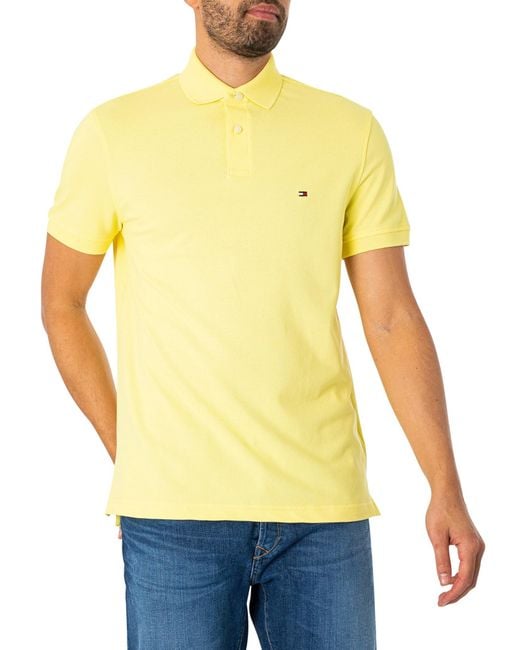 Tommy Hilfiger Yellow 1985 Regular Polo Shirt for men
