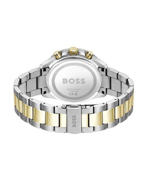 Boss Gray Runner Mesh Bracelet Watch for men