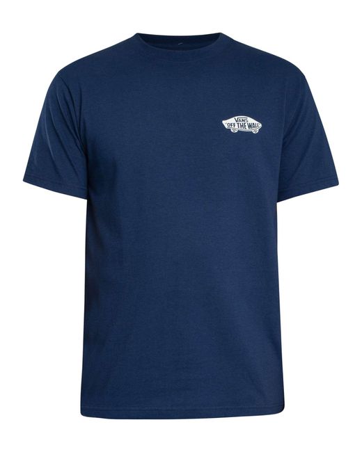 Vans Blue Double Standard Back Logo T-shirt for men