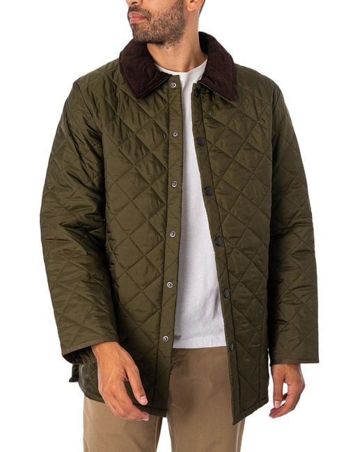Barbour Green Liddesdale Quilted Jacket for men