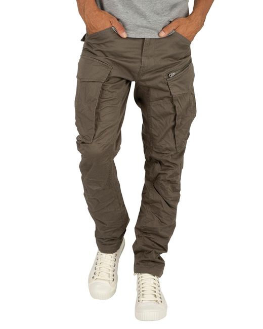 G-Star RAW Cotton Rovic Zip 3d Tapered in gs Grey (Gray) for Men - Save ...