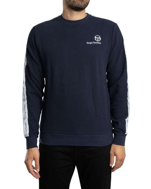 Sergio Tacchini Blue Delman Sweatshirt for men