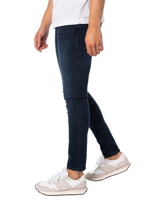 Jack & Jones Blue Liam Original 004 Skinny Jeans for men