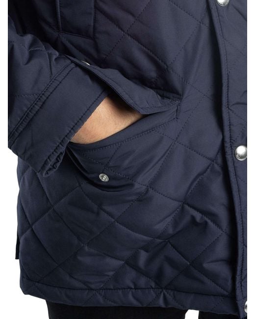 Gant Blue Quilted Windcheater Jacket for men