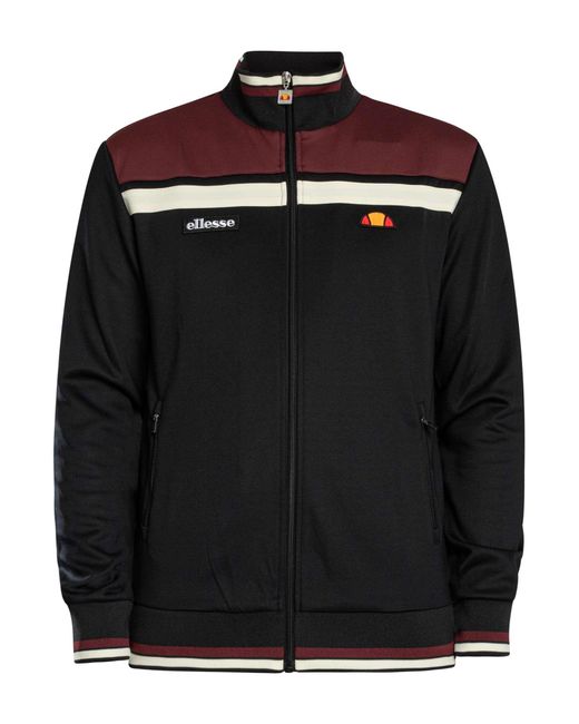 Ellesse Black Vignola Track Jacket for men