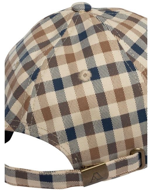 Aquascutum White Active Iconic Baseball Cap for men