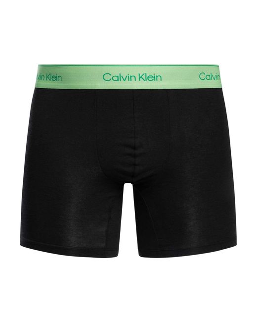 Calvin Klein Black 5 Pack Icon Boxer Briefs for men