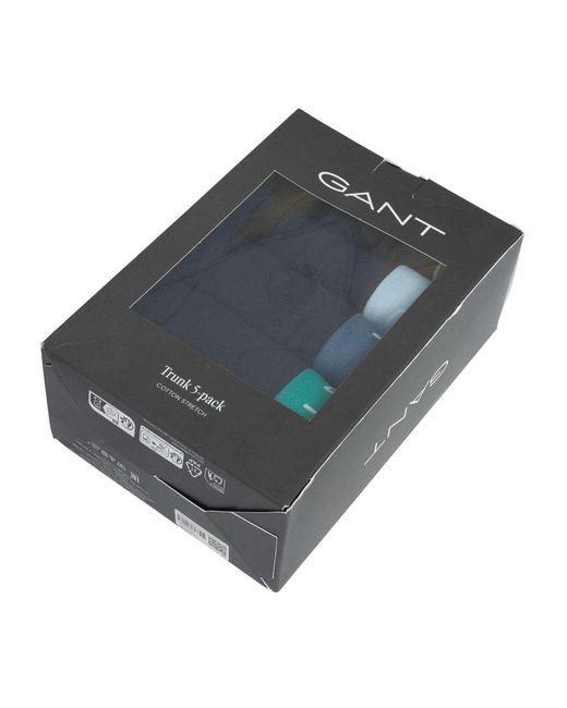Gant Blue 5 Pack Trunks for men