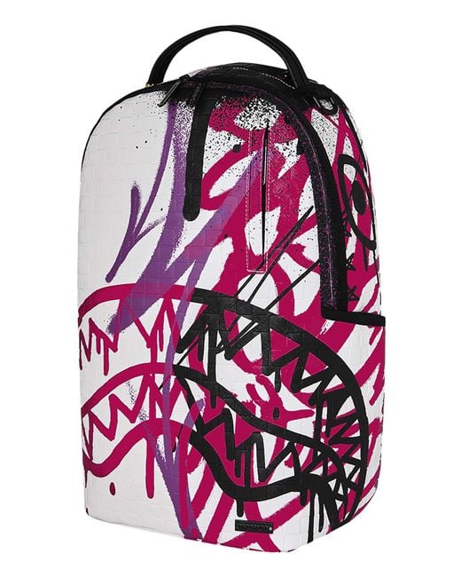 Sprayground Red Graff Mayhem Rmx Backpack for men
