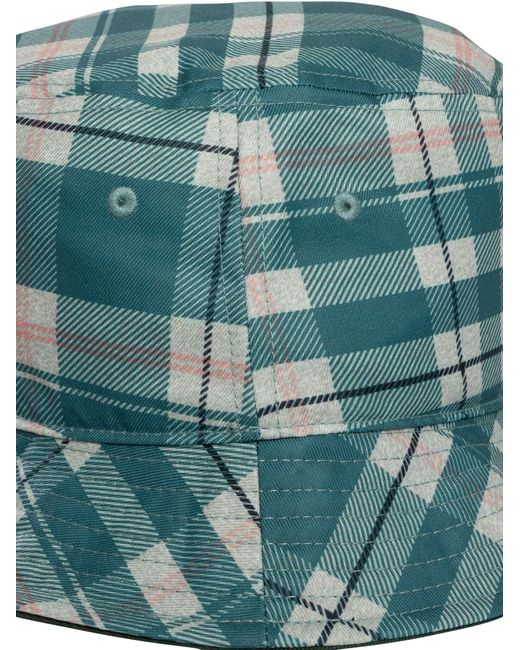 Lyle & Scott Green Tartan Bucket Hat for men