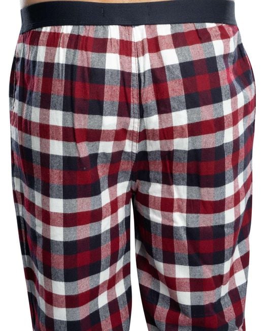 Tommy Hilfiger Blue Flannel Pyjama Bottoms for men