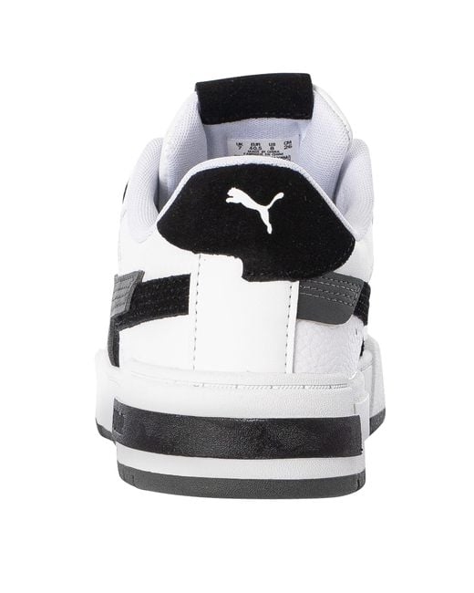 PUMA White Ca Pro Glitch Leather Trainers for men