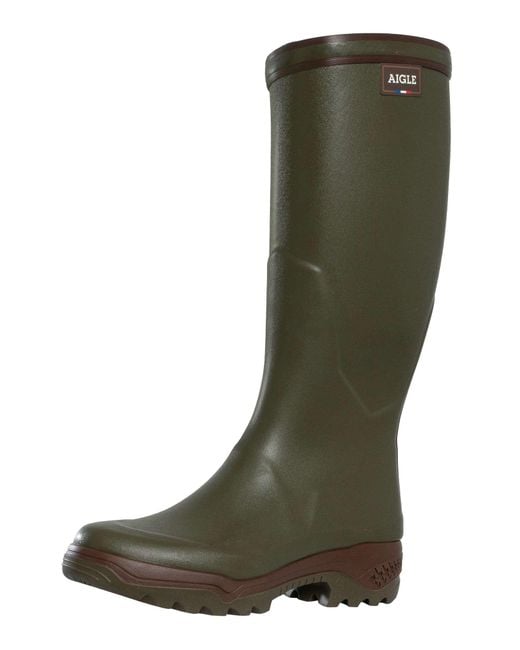 Aigle Green Parcours Wellington Boots for men