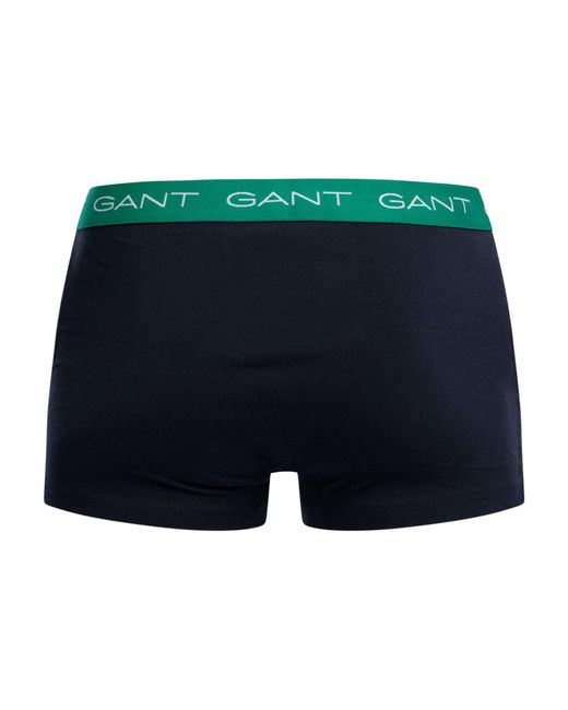 Gant Blue 3 Pack Trunks for men