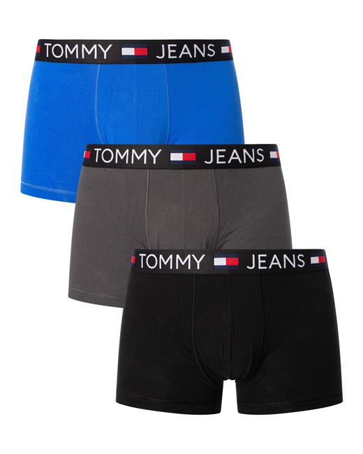 Tommy Hilfiger Blue 3 Pack Trunks for men