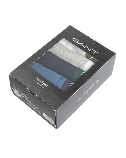 Gant Blue 5 Pack Trunks for men