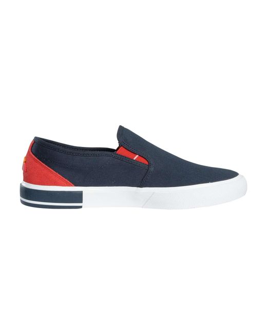 Ellesse Blue Prazzo Text Am Slip On Trainers for men