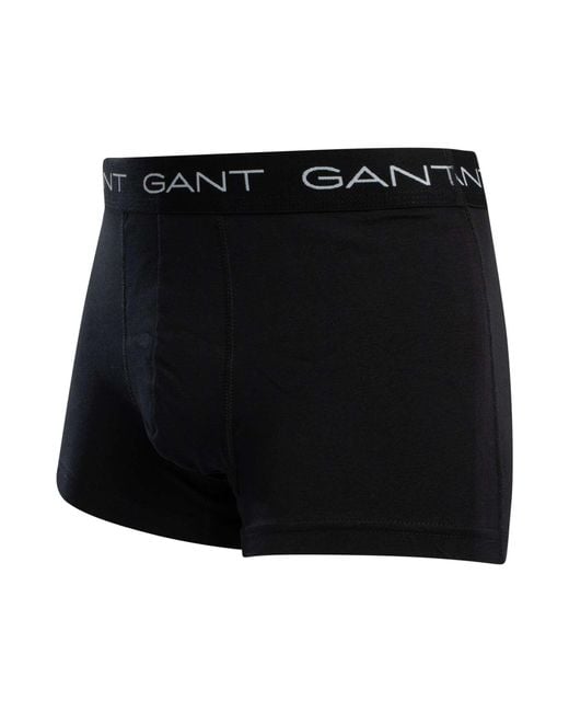 Gant Black 7 Pack Trunks for men