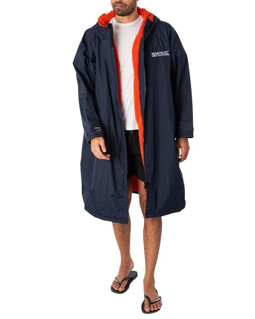 Regatta Blue Waterproof Changing Robe for men