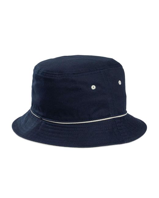 Lyle & Scott Blue Piped Bucket Hat for men
