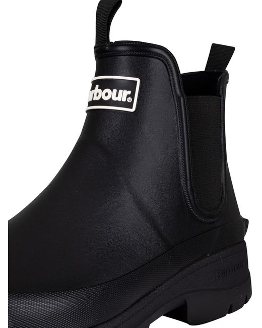 Barbour Black Nimbus Wellington Boots for men