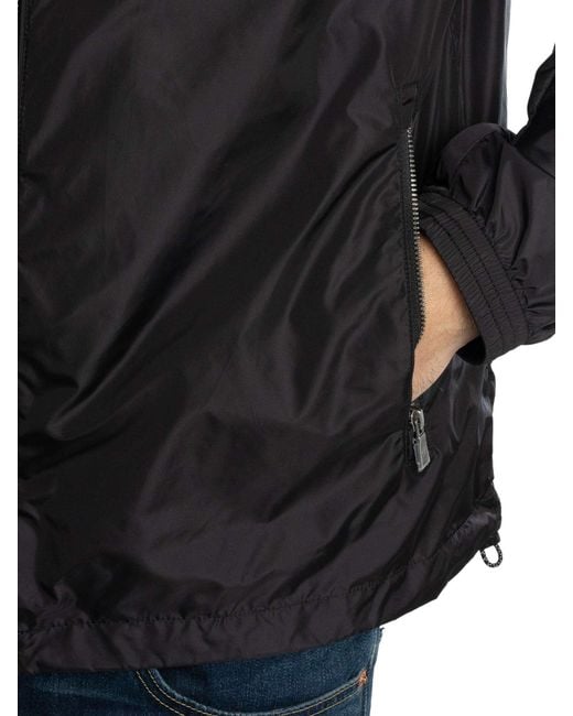 ARMANI EXCHANGE Black Box Logo Jacket for men
