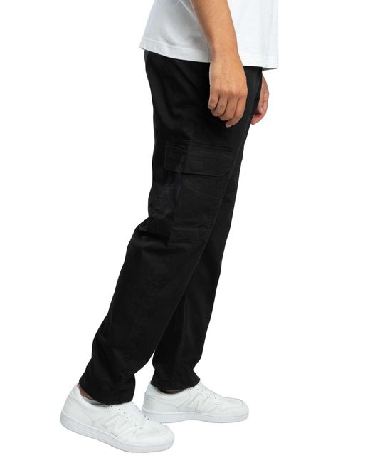Jack & Jones Black Kane River Tech Cargo Joggers for men